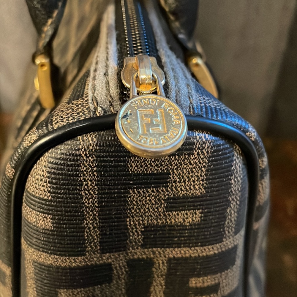 Fendi Zucca Boston Bag - Gem